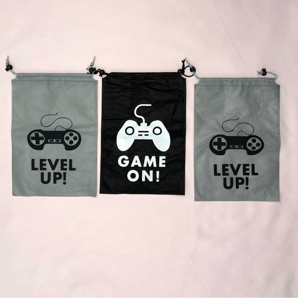 Kids Gamer Drawstring Bags